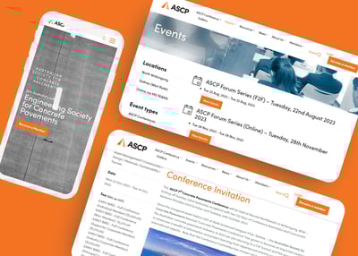 ASCP Website Development for Concrete Pavement Society Australia