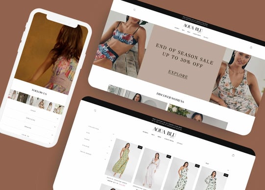 Revolutionizing Aqua Blu Swimwear’s Online Presence: A Journey of Fashionable Swimwear Collections and User-Centric Design