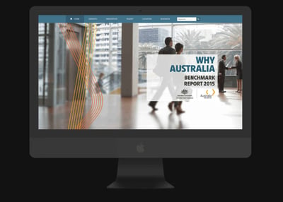 Responsive website designer for Austrade project