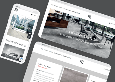 Elevating Online Presence with Metz Tiles website design