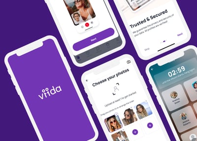 Viida's Innovative Dating App development by EB Pearls